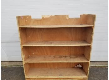 Eight Shelf Double Sided Wood Shelving Unit  #2