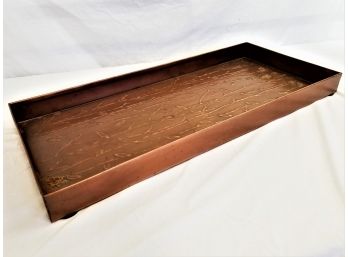 Copper Finish 30' X  13' Indoor Boot Tray Made In India