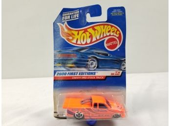 1999 Hot Wheels Chevy Pro Stock Truck Die Cast Metal & Plastic - Sealed