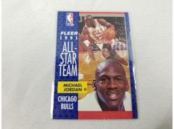 1991 Fleer Michael Jordan Trading Card