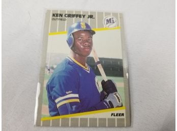 1989 Fleer Ken Griffey Jr Baseball Trading Card
