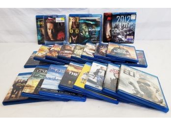 Twenty-Three Blu-Ray Movie DVD's: End Of Days, Argo, Gone, The Book Of Eli, The Help, The Day After Tomorrow