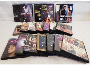 Twenty Concert & Music Movie DVD's:Michael Jackson, Ray, Ashanti, Walk The Line, Country Strong, Lionel Richie