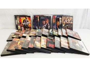 Thirty-Nine Action Thriller Movie DVD's: Boiling Point, Sharpshooter, Escape From New York, Code, 88 Minutes