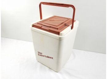Rare Vintage 'The Entertainer' Cooler - Made By Family Products Tyngsboro MA