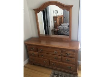 Eight Drawer Chest With Mirror