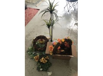 Faux Plants And Wreaths