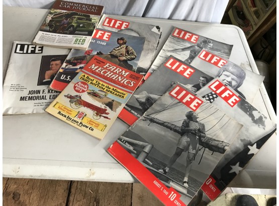 Box Of Vintage Magazines