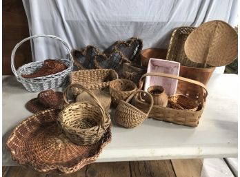 Large Lot Of Baskets