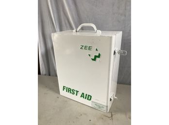Metal 'Zee' First Aid Box, Wall Mount Or Carry
