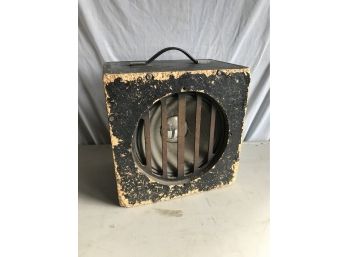 Vintage Speaker In Compressed Board Box