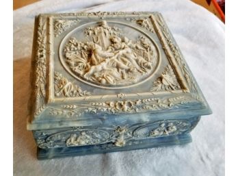 Alabaster Jewelry Box