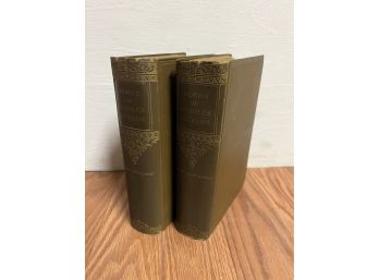 Pair Of Antique Works Of Charles Dickens Books