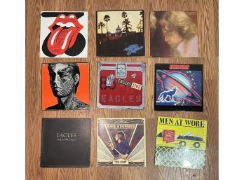 Rolling Stones, Rod Stewart, The Eagles, Neil Diamond & More! Classic Rock Record Lot #1