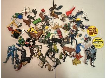 Vintage Toy Lot - Action Figures, Die Cast Cars, Army Men & More!