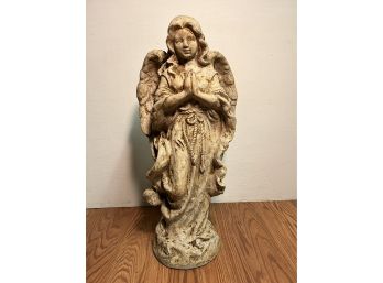 Praying Angel Stone Cement Garden Decor