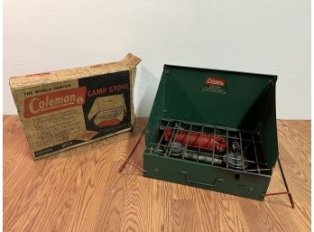 Vintage Coleman Camp Stove W/ Original Box