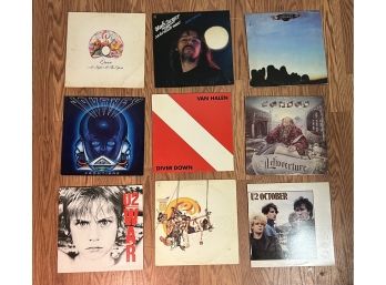 Van Halen, U2, Bob Seger & More! Classic Rock Record Lot #2