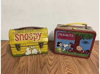 Vintage Snoopy Peanuts Lunch Boxes