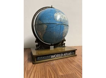 Globe & World Atlas Display Set