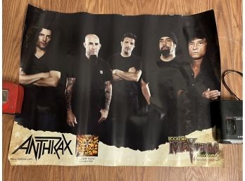 Anthrax Mayhem Festival Poster