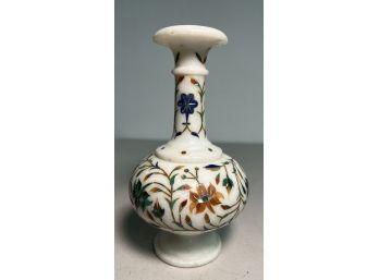 Inlaid Marble Vase