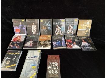 Opera DVD's,  VHS Tapes  And Cassettes
