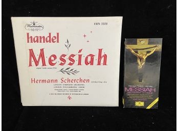 Handel Messiah LP Record And Cassette Set
