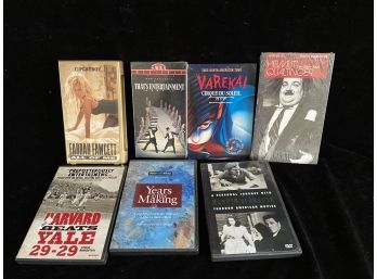 DVD's And VHS Tapes