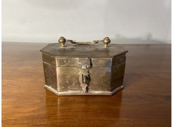 Small Brass Cricket Box From Asia