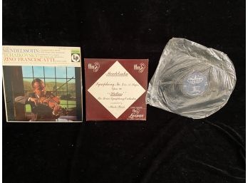 Mendelssohn Symphony LP Records