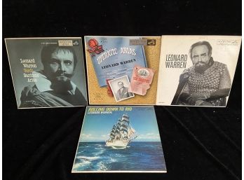 Leonard Warren Opera LP Records