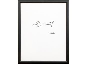 Pablo Picasso Black And White Print “The Dog”