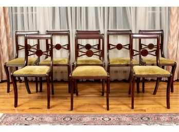 Set Of Eight Mid 20th Century Mahogany Dining Chairs