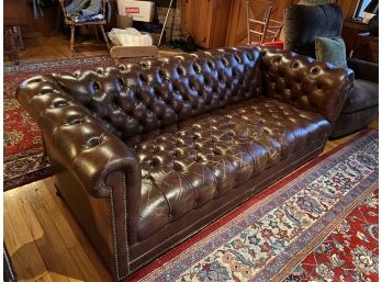 Leather Chesterfield Sofa
