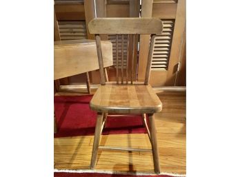 Childrens Drop Leaf Table And Chair