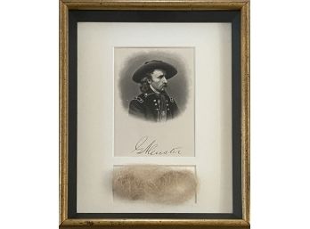 General George Armstrong Custer Portrait And Hair
