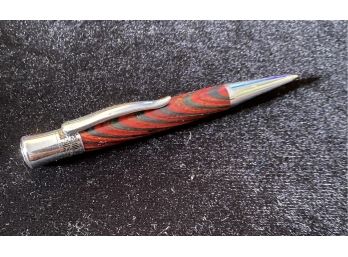 Hand Made Wood Lathe Pen - Refillable Ink -  One Of A Kind!