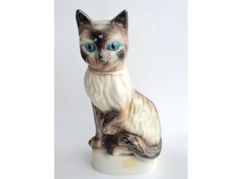 Pretty Vintage Jim Beam Siamese Cat Collector Decanter