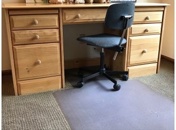 Pine Desk And Chair