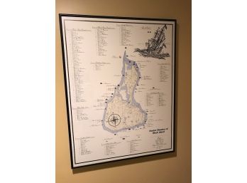 Framed Print Of Marine Disasters Of Block Island
