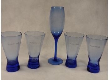 5 Cobalt Blue Glasses