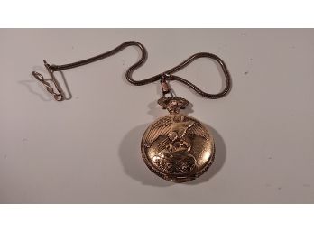 Musical Military Pocket Watch