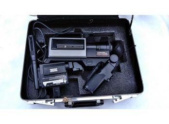 OLD Camcorder, Case And Accessories