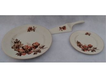 Vintage Lord Nelson Pottery Cake Serving Set