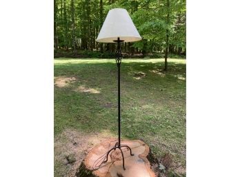 Out Door Lighting Wrought Iron Style Standing Lamp Very Nice And Works Indoor Too