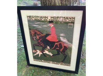 Herrmann Hoffmann Print/poster Equestrian Hunt Large