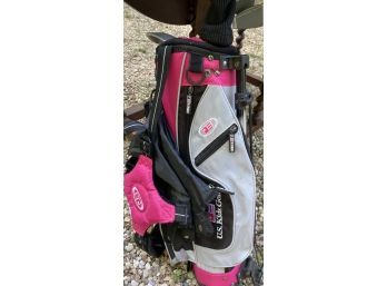 USKG U.S. Kids Juniors Ultralight Golf Clubs And Bag Styled For Backpack 4 Clubs Included