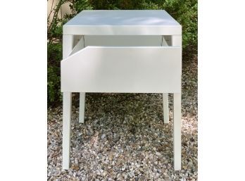 Cute All Metal One Drawer Side Table