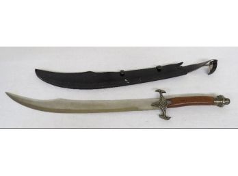 Ali Baba Style Persian Or Middle Eastern Sword W/Sheath